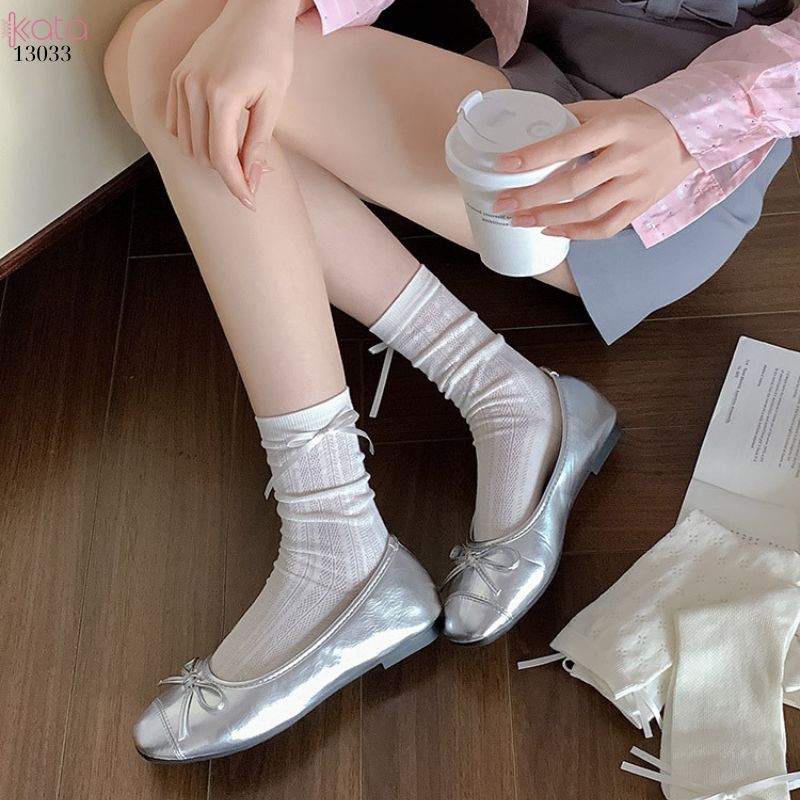 Tất lưới mỏng thoáng khí mùa hè,vớ nữ giữa bắp chân dễ thương 13033