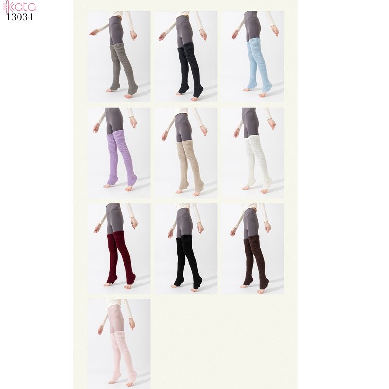 Ống tất sợi len dệt kim dài đan phẳng ấm áp, tất bắp chân yoga mùa thu đông dày của nữ 13034 Ống tất sợi len dệt kim dài đan phẳng ấm áp, tất bắp chân yoga mùa thu đông dày của nữ 13034