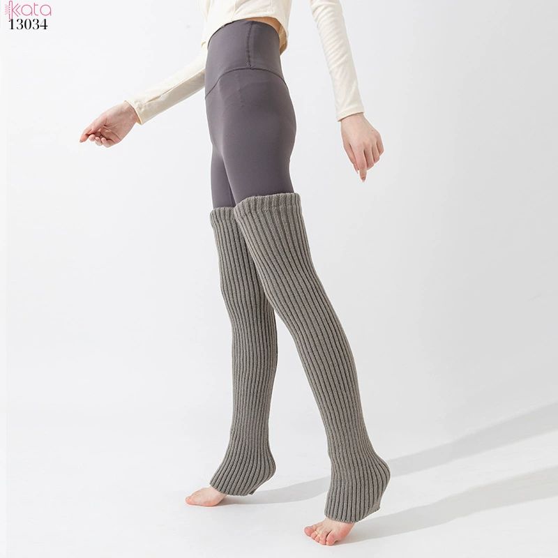Ống tất sợi len dệt kim dài đan phẳng ấm áp, tất bắp chân yoga mùa thu đông dày của nữ 13034 Ống tất sợi len dệt kim dài đan phẳng ấm áp, tất bắp chân yoga mùa thu đông dày của nữ 13034