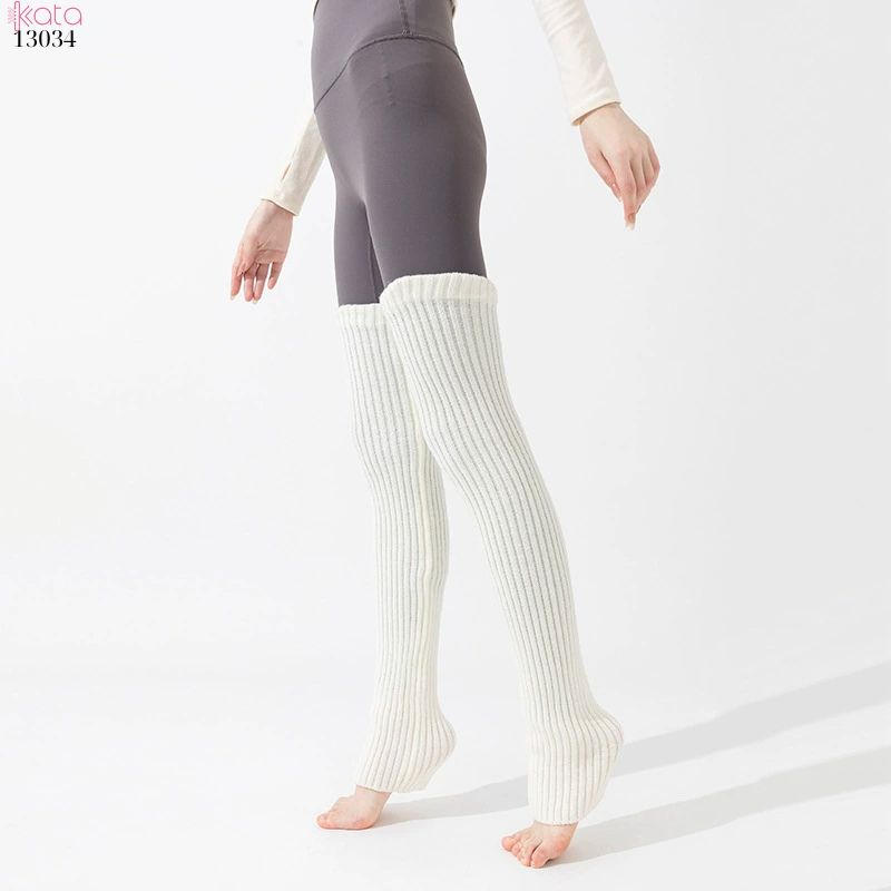 Ống tất sợi len dệt kim dài đan phẳng ấm áp, tất bắp chân yoga mùa thu đông dày của nữ 13034 Ống tất sợi len dệt kim dài đan phẳng ấm áp, tất bắp chân yoga mùa thu đông dày của nữ 13034