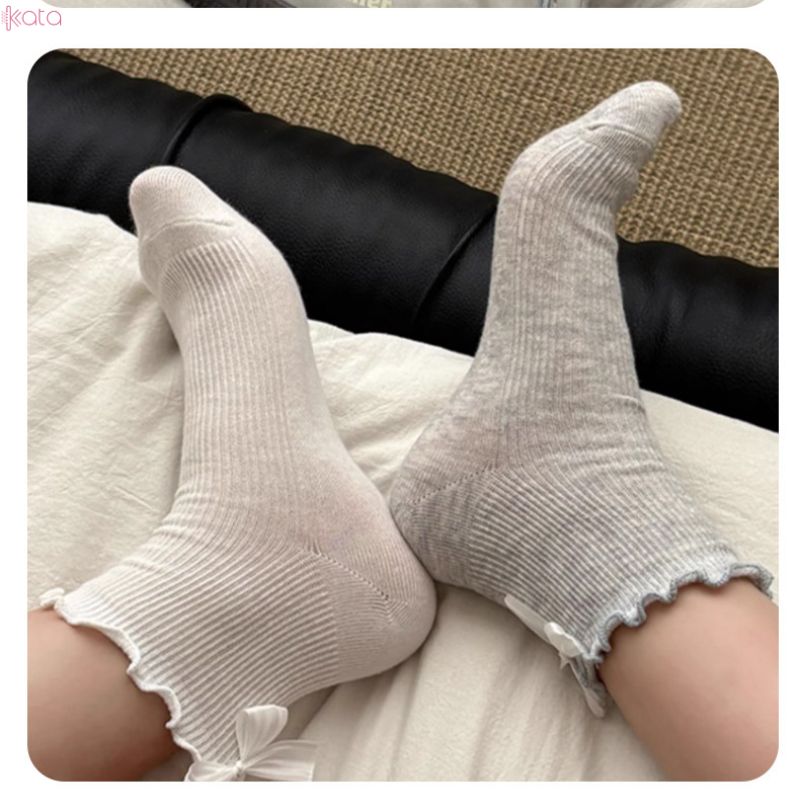 Tất nơ ren thoáng mát mùa hè,vớ ngắn nữ dễ thương 13036