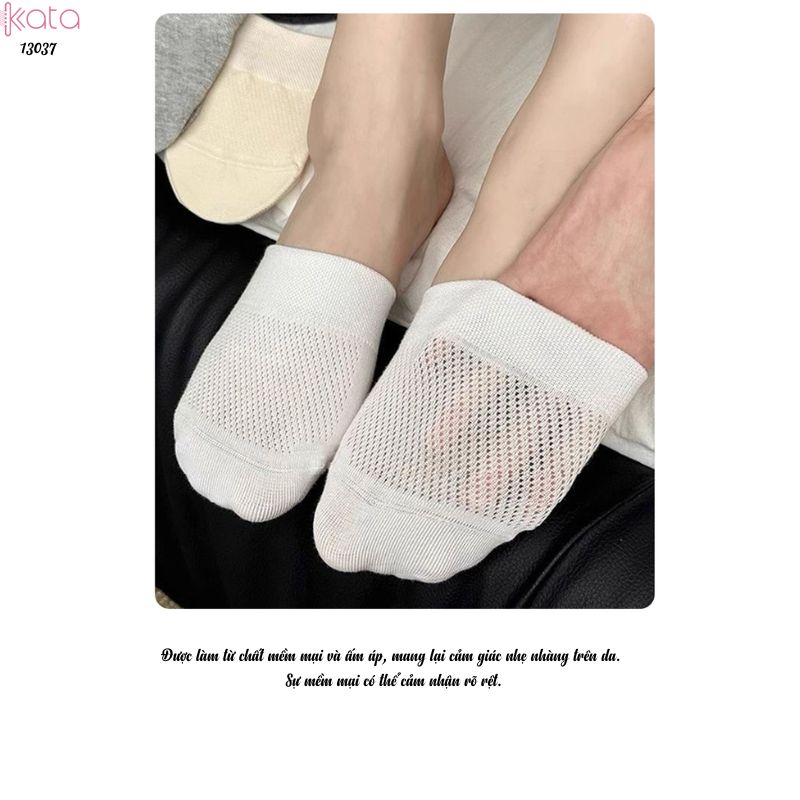 Tất thuyền nửa bàn chân,vớ chống trượt mùa hè giày cao gót 13037