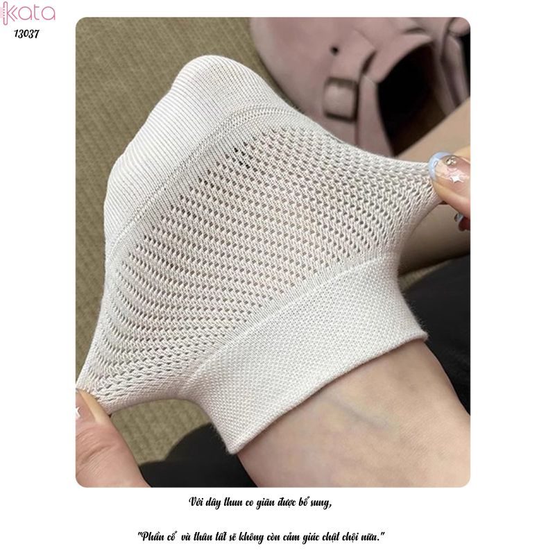 Tất thuyền nửa bàn chân,vớ chống trượt mùa hè giày cao gót 13037