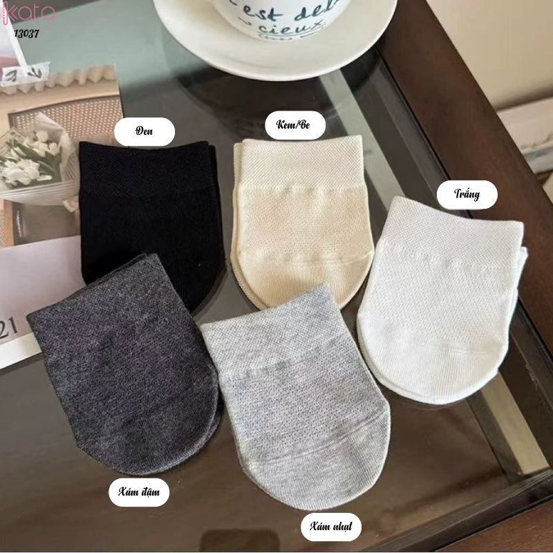 Tất thuyền nửa bàn chân,vớ chống trượt mùa hè giày cao gót 13037