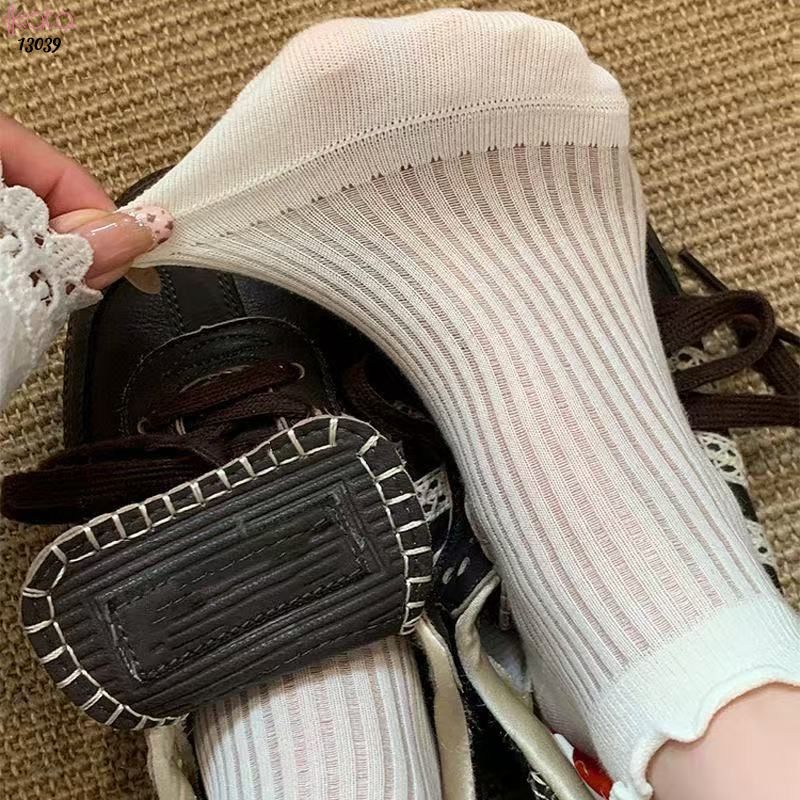 Tất ngắn mùa hè,vớ viền ren mỏng thoáng mát 13039