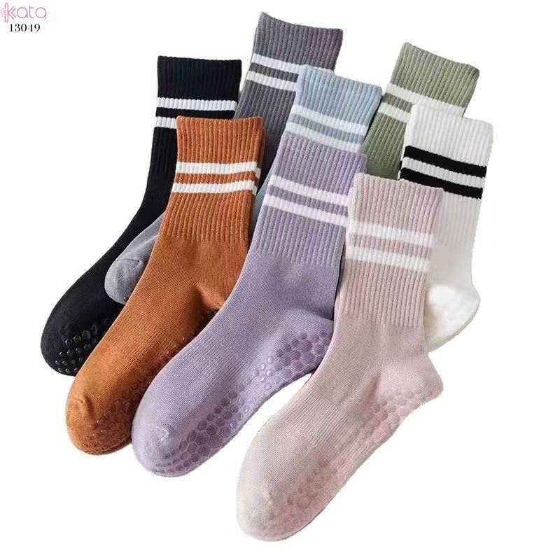 Tất Yoga chống trượt, vớ Pilates thể dục thể thao chạy nhảy dây 13049