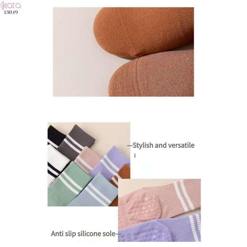 Tất Yoga chống trượt, vớ Pilates thể dục thể thao chạy nhảy dây 13049