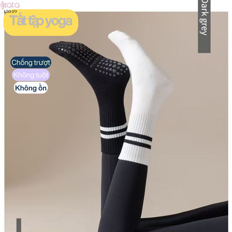 Tất Yoga chống trượt, vớ Pilates thể dục thể thao chạy nhảy dây 13049