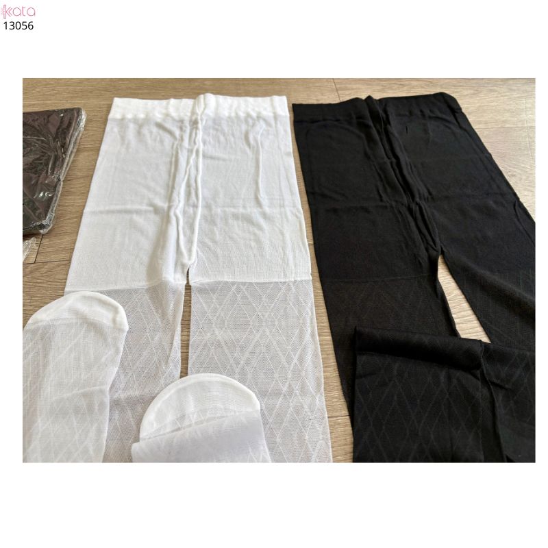 Quần tất mỏng kẻ sọc hình kim cương lớn 13056