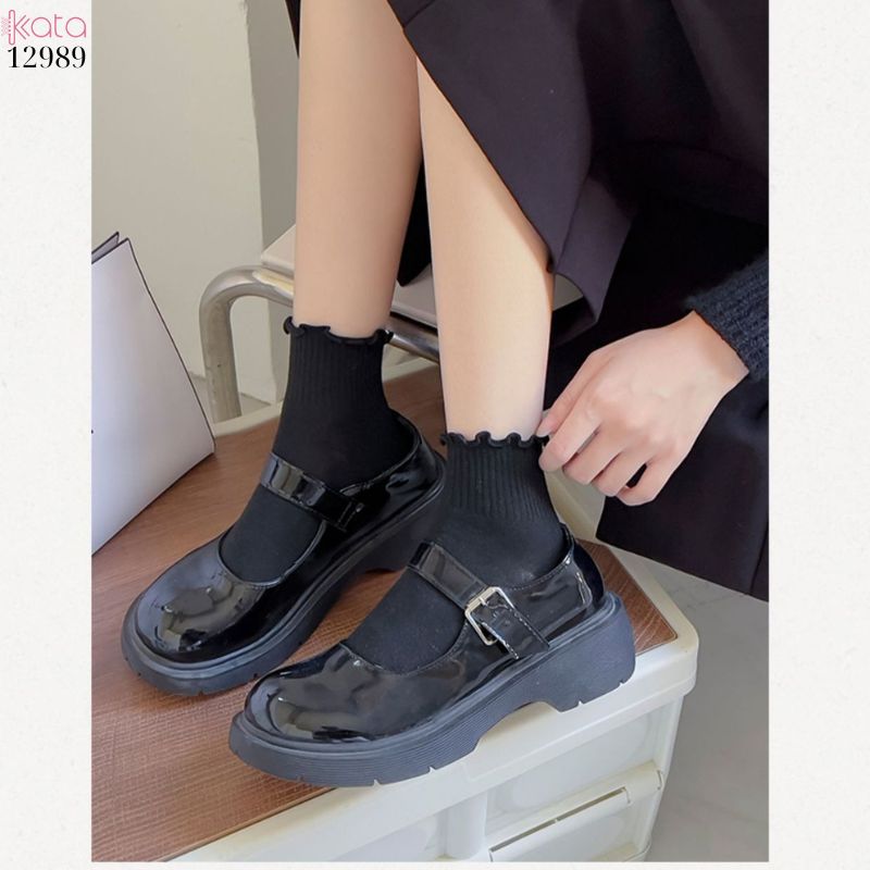 Tất cổ ngắn viền nấm dễ thương,vớ vải bông mềm mịn mùa hè 12989