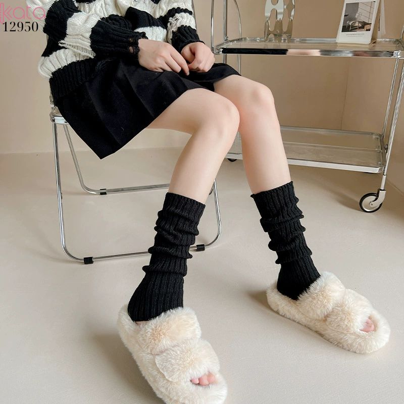 Ống tất thời trang,tất dày thu đông giữ ấm,phụ kiện đi bốt 12950