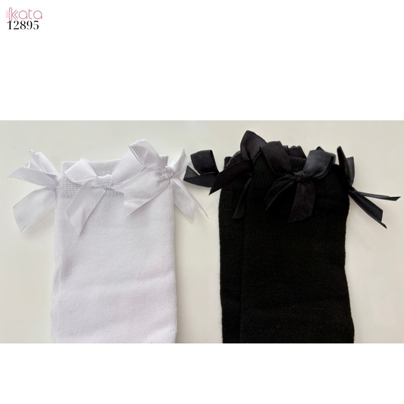 Tất ruy băng JK,vớ bắp chân lolita Nhật Bản 12895