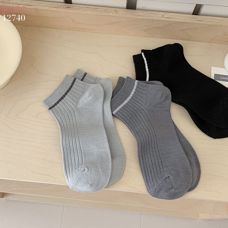 Tất vớ Nam chất liệu sợi tre thấm hút mồ hôi,tất thuyền vô hình,không đường may 12740