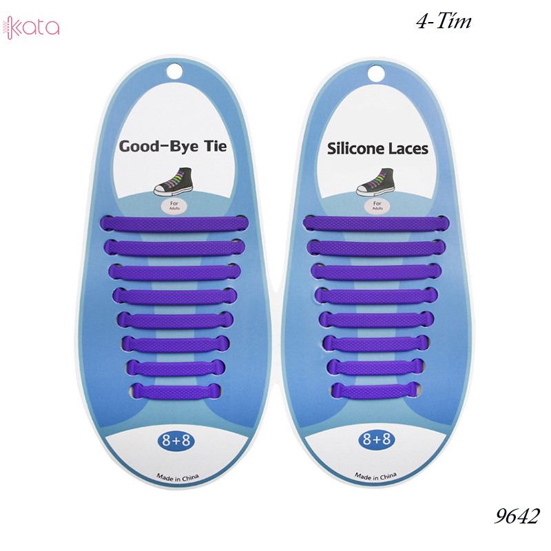 Dây giày Silicone 9642 ( 16 dây)
