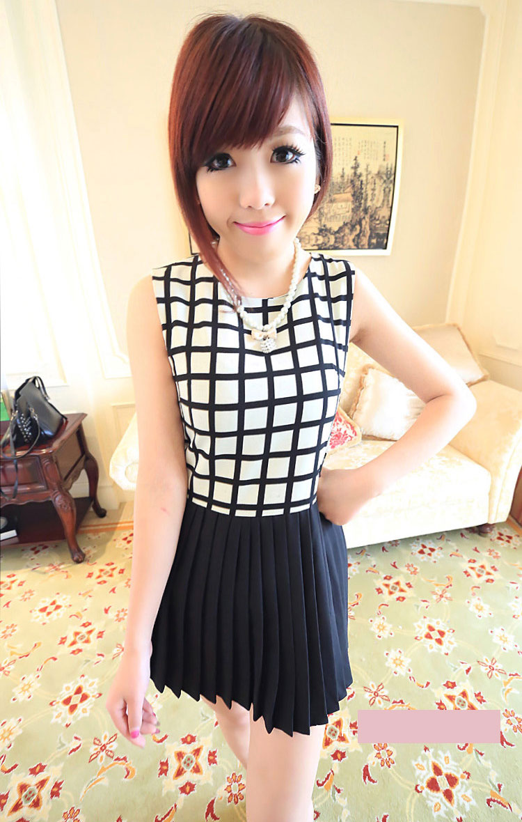 sẵn] Chân váy kẻ caro trắng đen thời trang dành cho nữ váy ngắn ulzzang váy  caro KURI.ORDER TAOBAO | Shopee Việt Nam