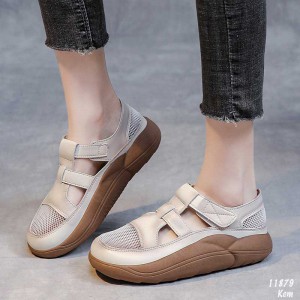 Giày lưới thoáng khí khóa dán Velcro phong cách Hàn Quốc nữ 11879