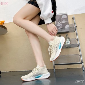 Giày nữ vải dệt thoáng khí mùa hè giày thể thao sinh viên thể dục dạo phố 12072