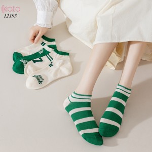 Tất vớ cổ ngắn ,tất cotton chất liệu tốt thoáng khí thấm mồ hôi 12195