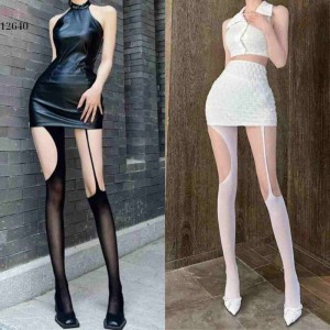 Quần tất định hình chân đẹp,tất treo cutout siêu mỏng xuân hè 12640