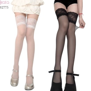 Tất ren đùi qua gối,tất lụa trong mỏng mùa hè 12775