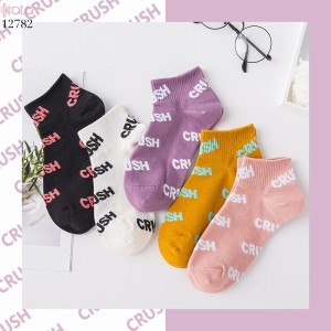 Tất ống ngắn bông mềm mịn,vớ nữ mùa hè thoáng khí thấm mồ hôi 12782