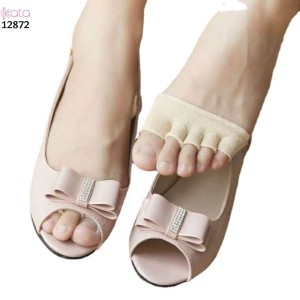 Tất nửa lòng chân,Vớ đi giày cao gót mùa hè vải cotton thấm hút mồ hôi 12872