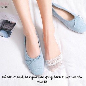 Tất thuyền ren có đệm bọt biển giảm áp lực lên bàn chân 12881