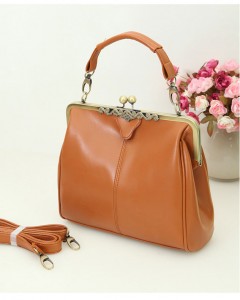 Túi đeo dễ thương màu nâu