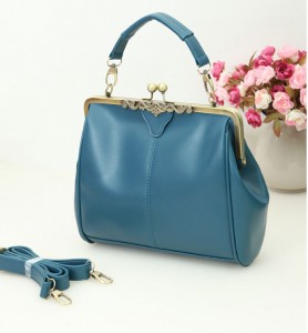 Túi đeo dễ thương màu xanh ngọc