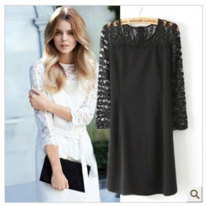 Váy đầm ren ZARA màu đen