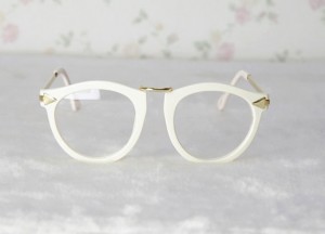 Mắt kính thời trang gọng trắng 5214