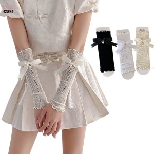 Ống tất ren lolita phong phong cách công chúa,ống tay nơ thời trang nữ 12851